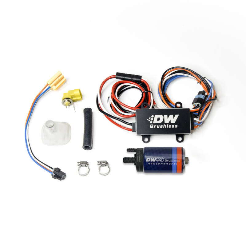 DeatschWerks DW440 440lph Brushless Fuel Pump Single/Dual Controller & Install 05-10 Ford Mustang GT