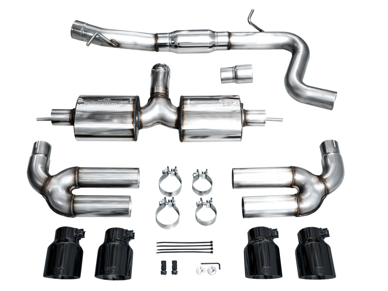 AWE 22-24 Audi 8Y S3 Touring Edition Exhaust - Diamond Black Tips