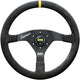 OMP Velocita Superleggero Suede Leather 350mm Diameter Steering Wheel Black