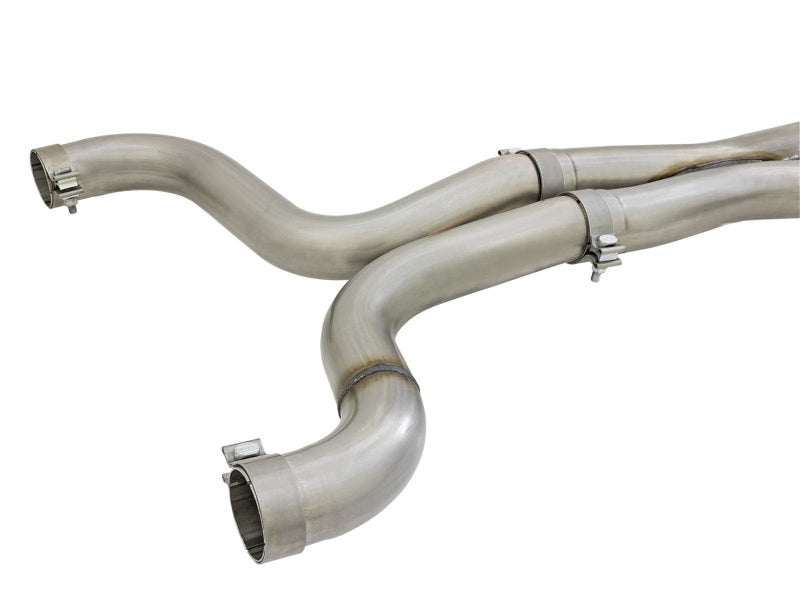 aFe MACHForce XP 3in 304 SS Axle-Back Dual Exhaust (NPP) w/ Polished Tips 16-17 Camaro SS V8-6.2L