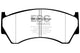 EBC 95-97 Nissan Sentra 1.6 Yellowstuff Front Brake Pads