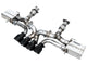 AWE 2023 C8 Corvette Z06 SwitchPath Cat-Back Exhaust - Diamond Black Tips