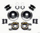 Wilwood D154 P/S Park Brake Kit Drilled Mopar/Dana 2.50in Off w/Snap Ring Bearing