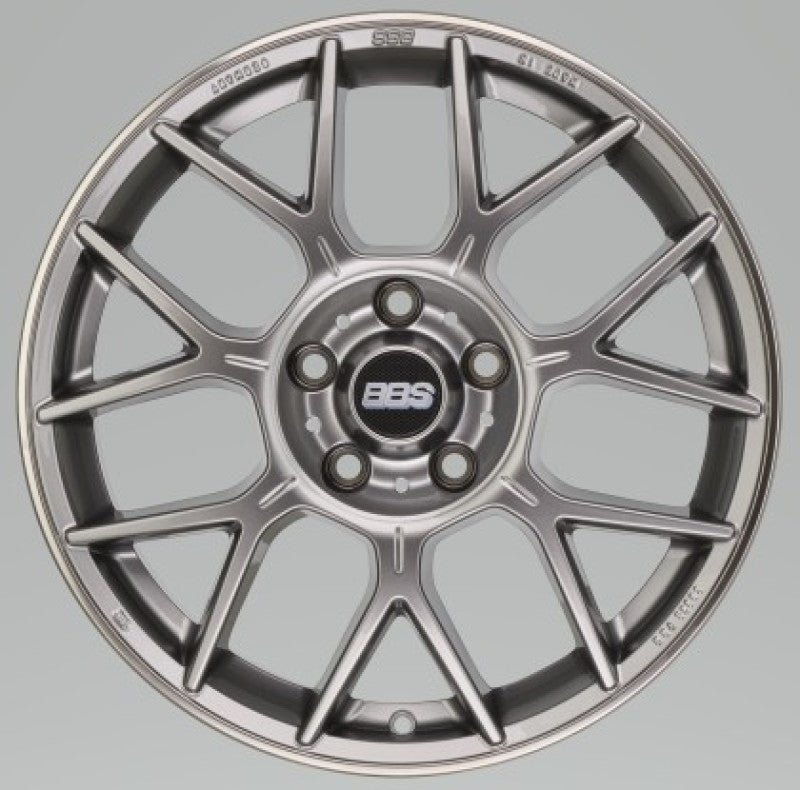 BBS XR 18x8 5x114.3 40mm Offset 82mm Bore PFS/Clip Req Gloss Platinum Wheel