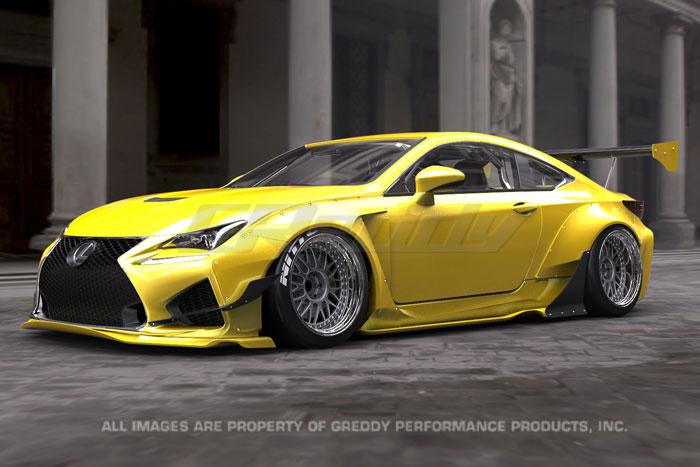 GReddy 15+ Lexus RC-F Rocket Bunny Aero Kit - Front Fender