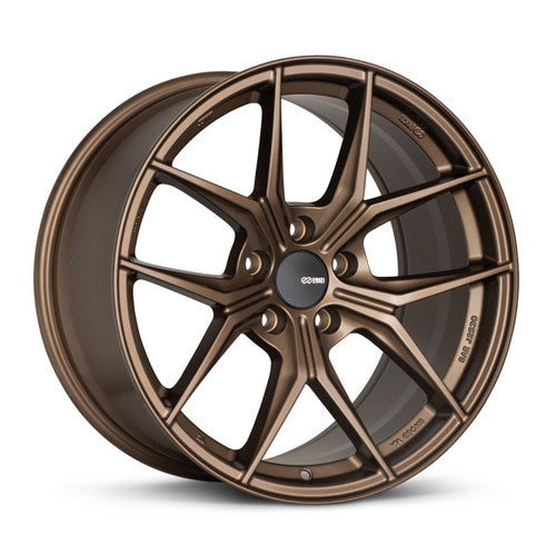 Enkei Quasar 18x8in / 5x114.3 BP / 35mm Offset / 72.6mm Bore - Gloss Black Wheel