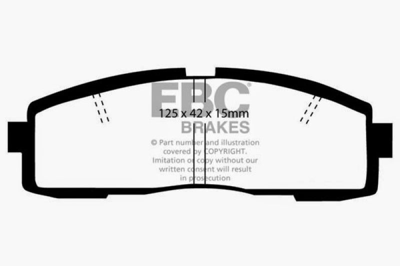 EBC 86-92 Toyota Supra 2.8 Greenstuff Rear Brake Pads