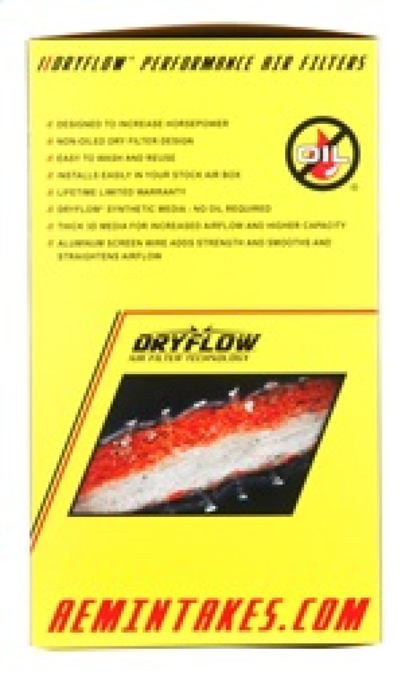 AEM Dryflow Air Filter 2.5in X 9in Dryflow