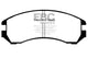 EBC 86-87 Nissan Pulsar NX 1.6 SE Redstuff Front Brake Pads