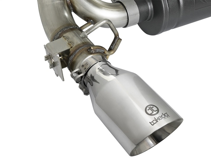 aFe Takeda 3in 304 SS Cat-Back Exhaust w/ Polished Tip 16-18 Ford Focus RS 2.3L (t)