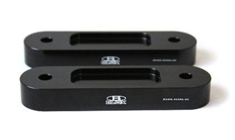 BLOX Honda S2000 Racing Front 20mm Thick Spacer Bump Steer Kit - Silver (Lowered 1in and more)
