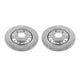 Power Stop 03-10 Audi A8 Quattro Rear Evolution Drilled & Slotted Rotors - Pair