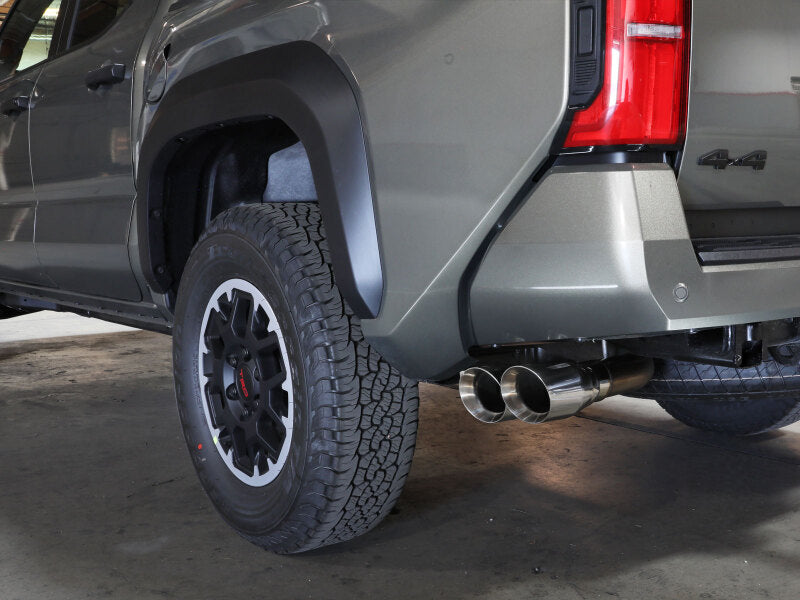 aFe 2024 Toyota Tacoma L4 2.4L Vulcan Series 2.5-3in 304 SS Steel Cat-Back Exhaust w/Polished Tips