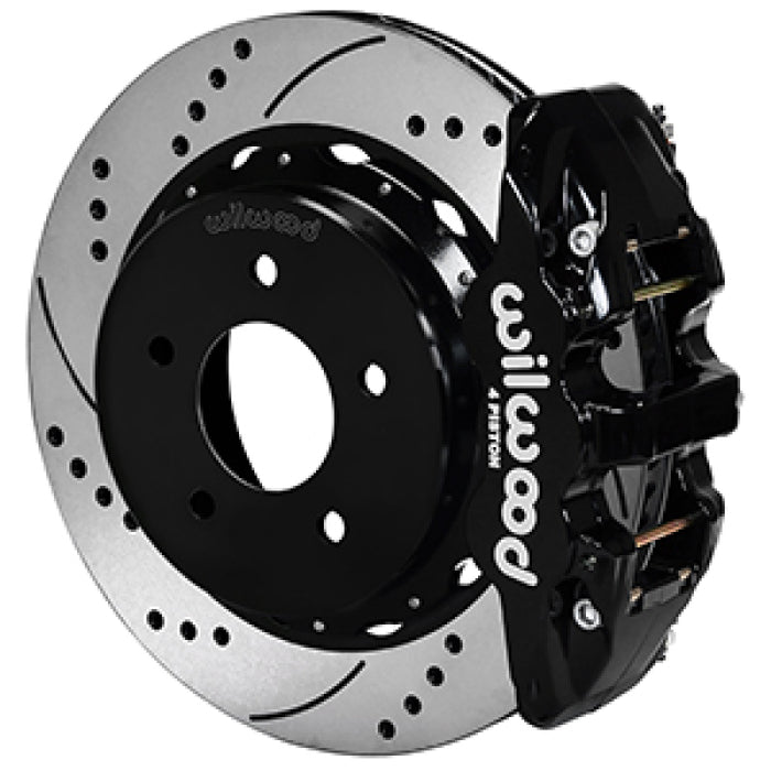 Wilwood 88-98 GM C1500 Aero4 SRP Rear Brake Kit 14in Rotor