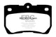 EBC 06-07 Lexus GS300 3.0 Ultimax2 Rear Brake Pads