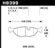 Hawk 91 BMW 318i E30 All DTC-70 Rear Brake Pads