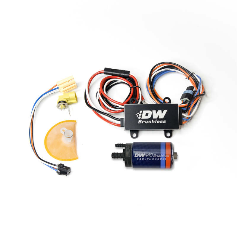 DeatschWerks DW440 440lph Brushless Fuel Pump Single/Dual Controller & Install 99-04 Ford Mustang GT