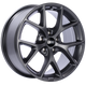 BBS SR 17x7.5 5x100 ET37 Satin Grey Wheel -70mm PFS/Clip Required