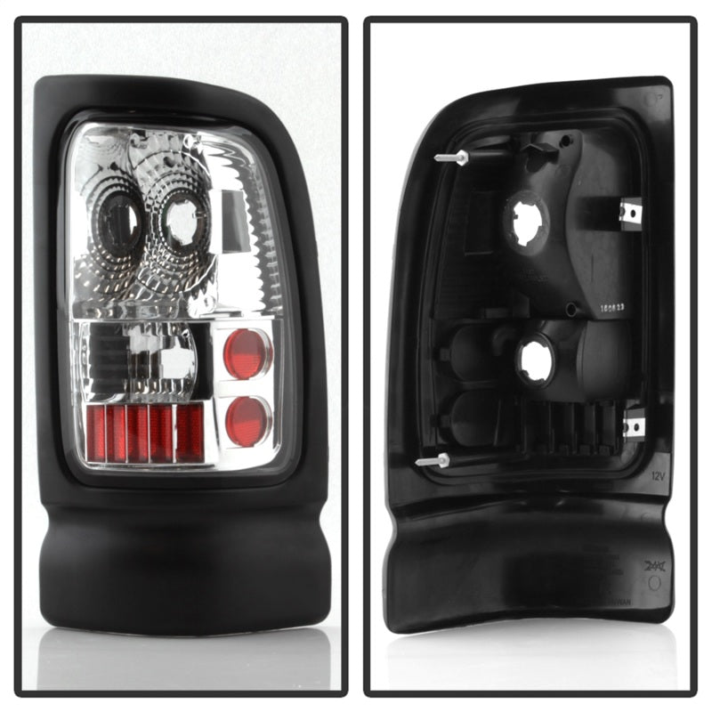 Xtune Dodge Ram 1500/2500/3500 94-01 Euro Style Tail Lights Chrome ALT-ON-DRAM94-C