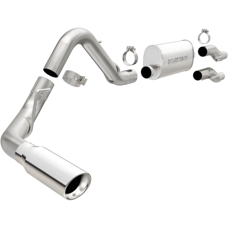 MagnaFlow 11 Ford F-150 3.7L/5.0L/6.2L SS Catback Exhaust Single Rear Side Exit w/ 4in SS Tips