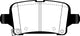 EBC 2016+ Chevrolet Cruze 1.4L Turbo (10.9in Front Rotor) Greenstuff Rear Brake Pads