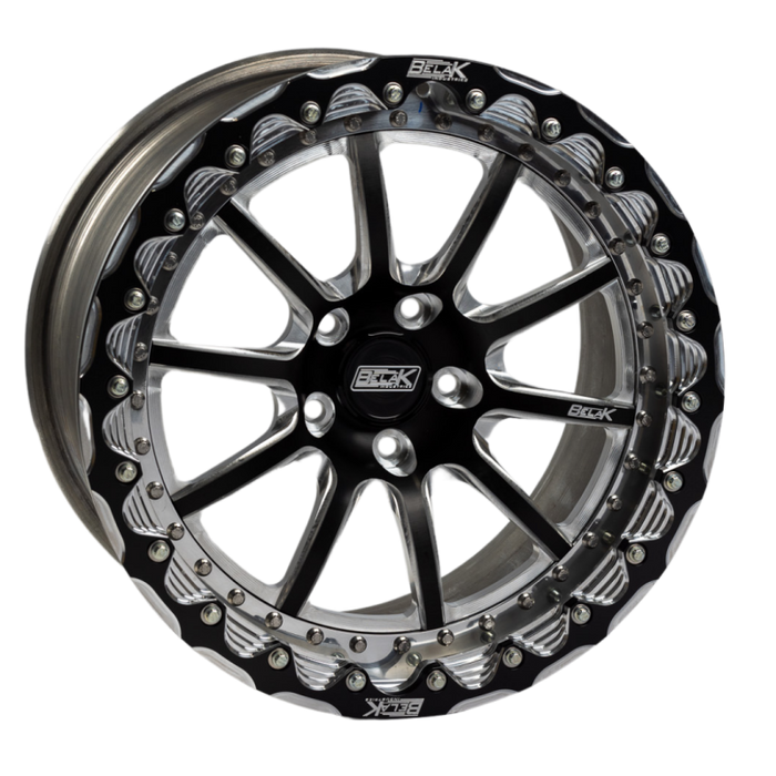 Belak 18x12 / 8.75in BS / 5x4.5in BP / High Pad / Series 4 - Single Beadlock Wheel