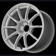 Advan RSIII 18x9.5 +45 5-100 Racing White Metallic & Ring Wheel