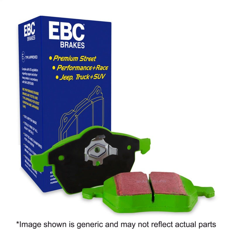 EBC 93-00 Kia Sephia 1.6 (Upgraded Front Brakes) Greenstuff Front Brake Pads