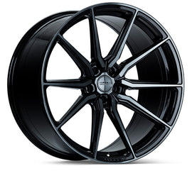 Vossen HF-3 22x9 / 5x108 / ET38 / Flat Face / 63.4 - Gloss Black Wheel