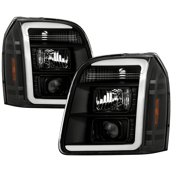 Spyder 07-14 GMC Yukon High-Power LED Headlights - Black (PRO-YD-GY07V2PL-BK)