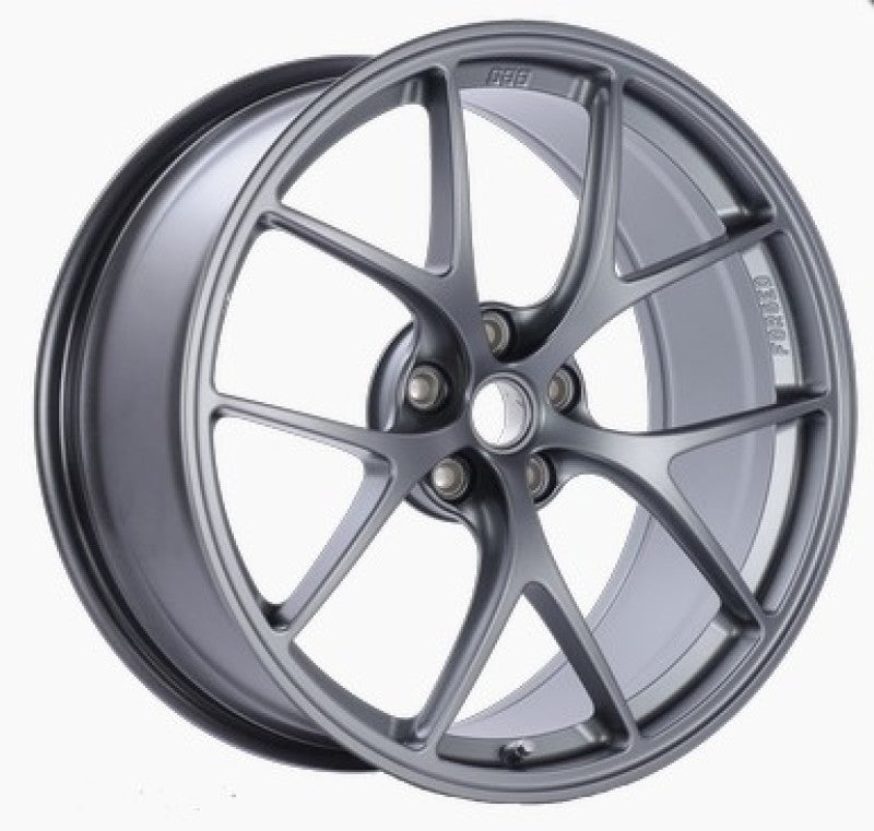 BBS FI 20x10.75 5x114.3 ET56 CB67 Titanium Wheel -82mm PFS/Clip Req