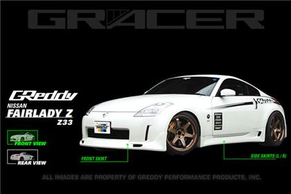 GReddy 03+ 350z Urethane Front Lip Spoiler **Must Ask/Call to Order**