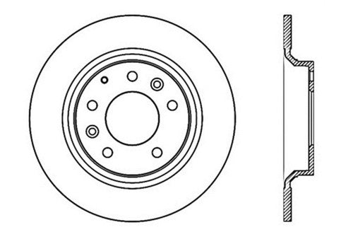 Centric 06-10 Mazda Miata MX-5/03-09 Mazda 6 Standard Rear Rotor