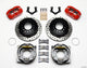 Wilwood Dynapro Low-Profile 11.00in P-Brake Kit Drill-Red Mopar/Dana 2.50in Off w/Snap Ring Bearing