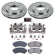 Power Stop 01-06 Mitsubishi Montero Front Autospecialty Brake Kit w/Calipers