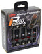 Project Kics 14X1.50 Black Lock w/ Gold Floating Washer w/ Capless Lug Nuts 16+4