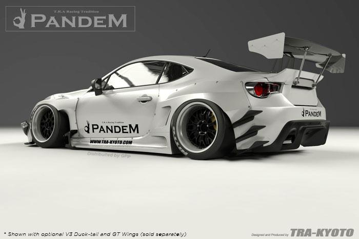 GReddy Scion FR-S Pandem Wide Body V3 Rear Canards