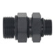 DeatschWerks 6AN ORB Male to 8AN ORB Male Swivel Adapter - Anodized Matte Black