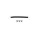 Deatschwerks Convoluted Tubing 150mm Length x 10mm ID Side 1 x 10mm ID Side 2 - Black
