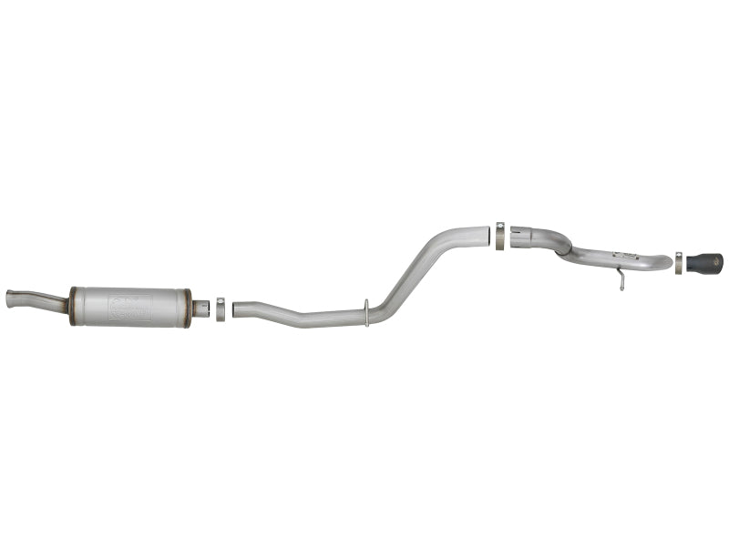 aFe MACH Force-Xp 2.5in 409SS Catback High-Tuck Exhaust 18-21 Jeep (JL) 3.6L 4-Door - Black Tip