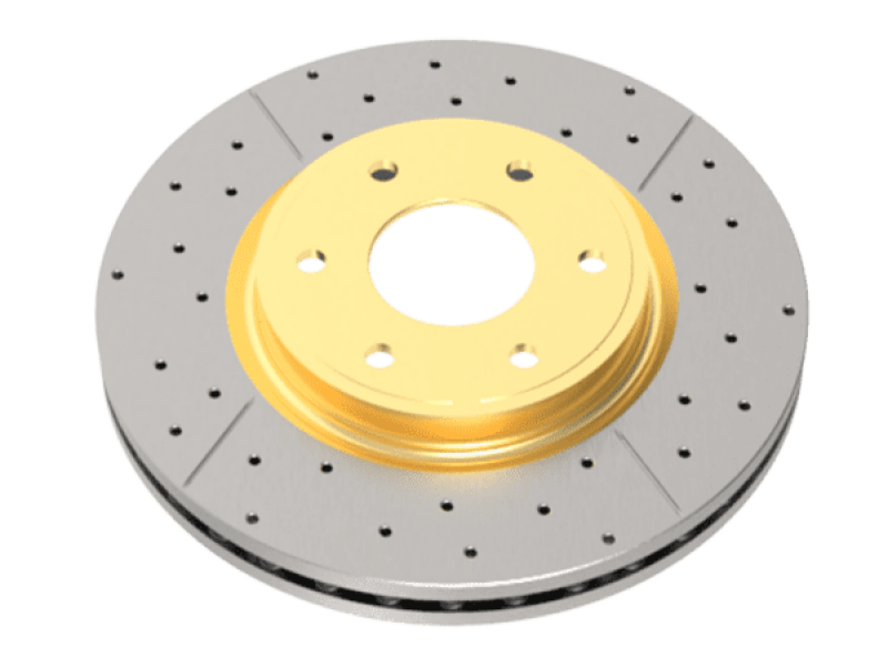 DBA 07-16 Mercedes-Benz GL320 Rear Street Drilled & Slotted Rotor