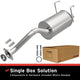 BRExhaust 93-95 Honda Civic Del Sol 1.5L Muffler Kit