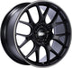 BBS CH-RII 21x9.5 5x112 Satin Black Wheel w/ Polished SS Lip w/ Motorsport Etch