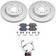 Power Stop 2020 Cadillac CT6 Rear Z17 Coated Brake Kit