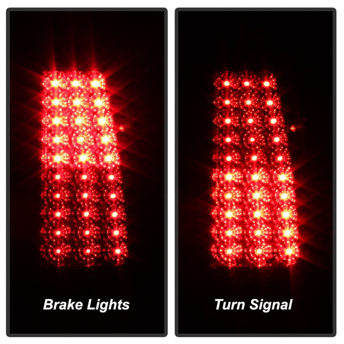 xTune Chevy Silverado 1500/2500/3500 99-02 LED Tail Lights Red Smoke ALT-ON-CS99-LED-RS