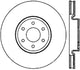 StopTech Sport Slotted (CRYO) 05-18 Nissan Frontier Front Right Slotted Rotor