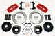Wilwood AERO4 Rear P-Brake Kit 14.00in Red Mopar/Dana 2.36in Off w/Snap Ring Bearing