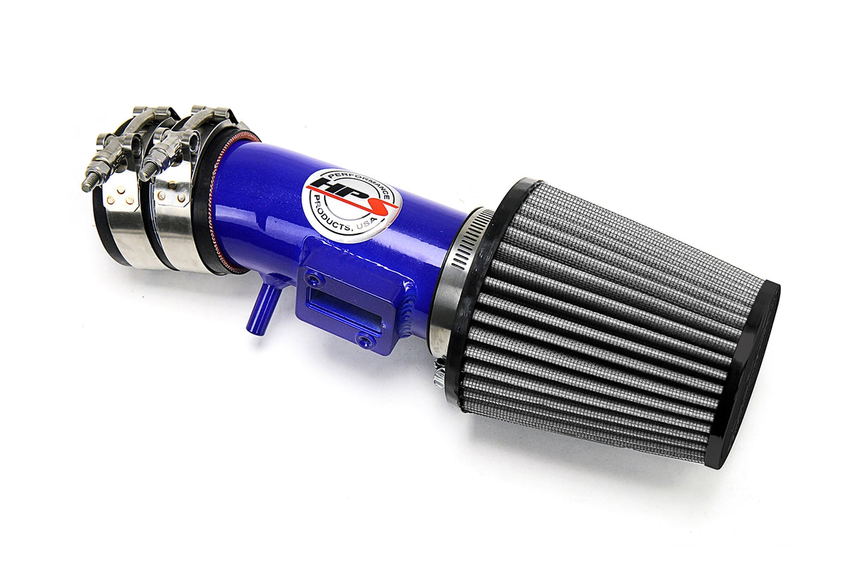 HPS Performance Air Intake - 2009-2013 Honda Fit 1.5L - Blue (827-102BL)