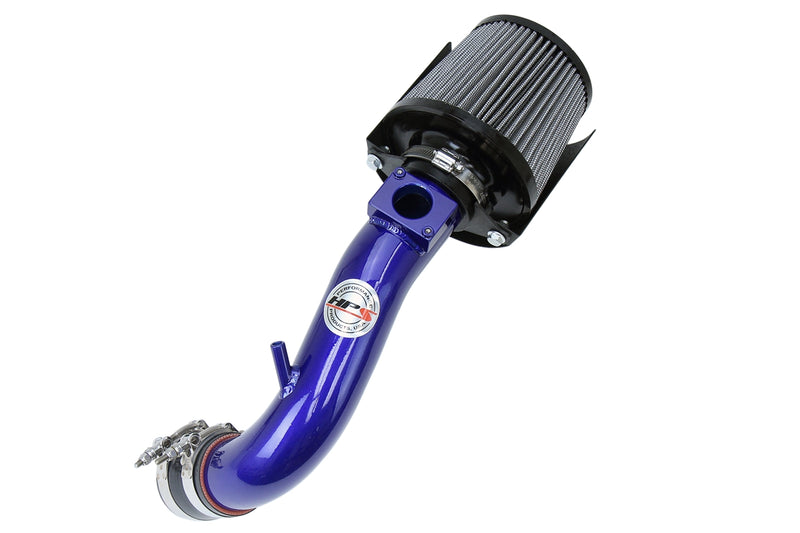 HPS Performance Air Intake - 2008-2014 Mitsubishi Lancer 2.0L / 2.4L NonTurbo EGR Tube Equipped - Blue (827-162BL)