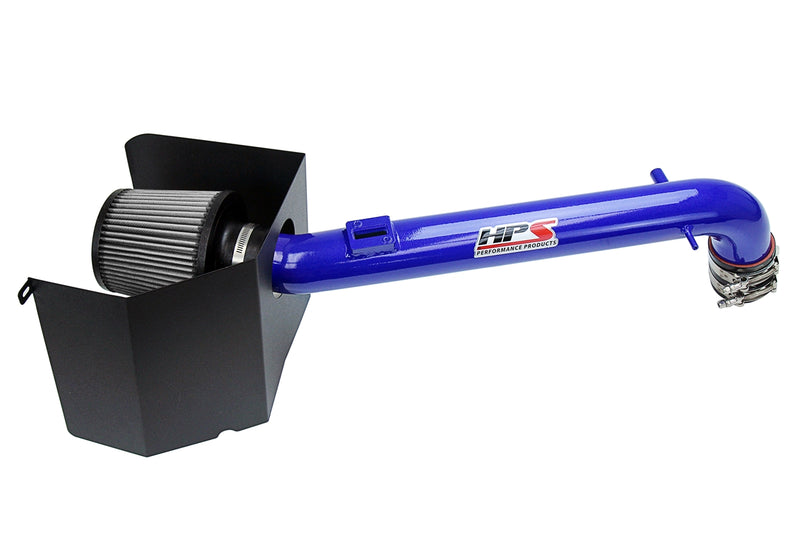 HPS Performance Air Intake - 2005-2023 Toyota Tacoma 2.7L - Blue (827-169BL)